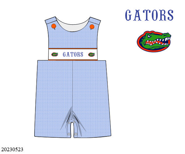 Preorder Gators Smocked Longall