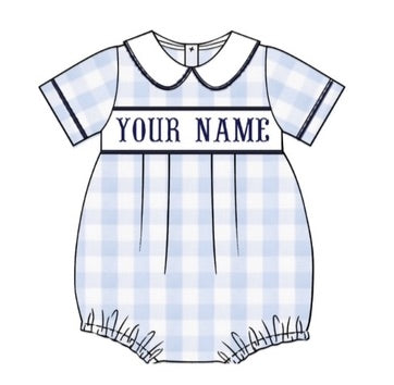 Preorder Boy Personalized Collared Bubble