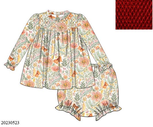 Preorder Butterfly Floral Girls Set