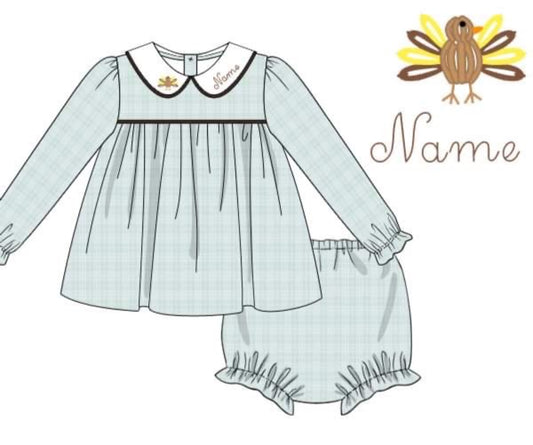 Preorder Personalized Turkey Collar Set