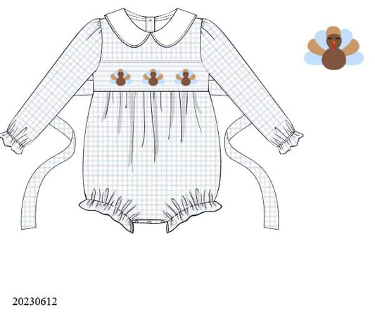 Preorder Plaid Turkey Tie Bubble