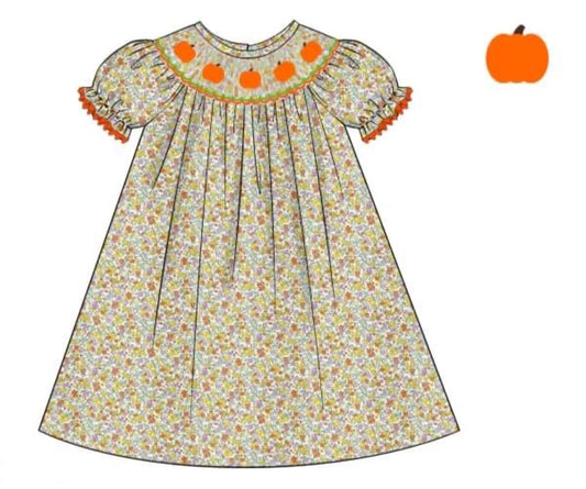 Preorder Floral Pumpkin Dress