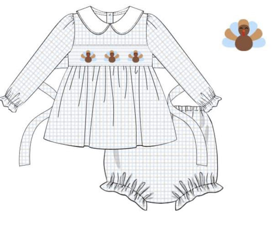 Preorder Plaid Turkey Tie Set